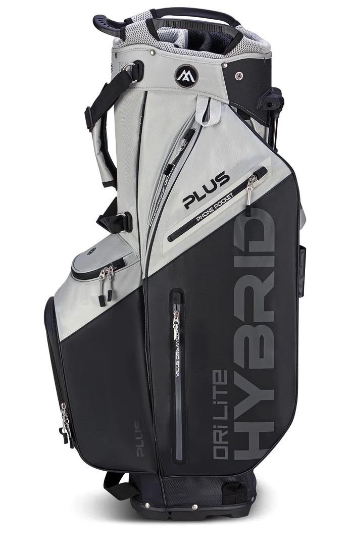 Big Max Dri Lite Hybrid Plus stand bag, gris/negro
