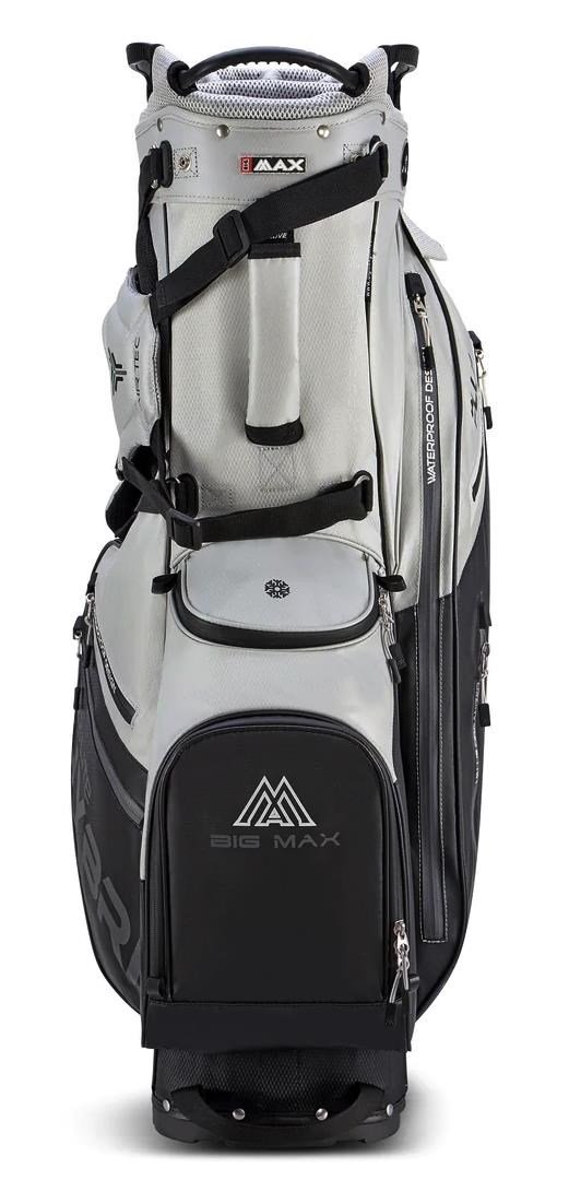Big Max Dri Lite Hybrid Plus stand bag, gris/negro