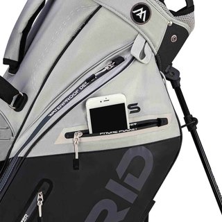 Big Max Dri Lite Hybrid Plus stand bag, gris/negro