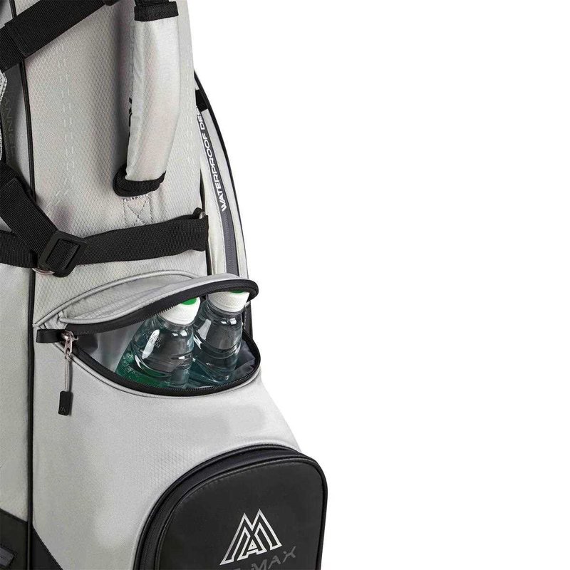 Big Max Dri Lite Hybrid Plus stand bag, gris/negro