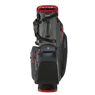 Big Max AQUA Hybrid 4 stand bag, negro/carbón/rojo