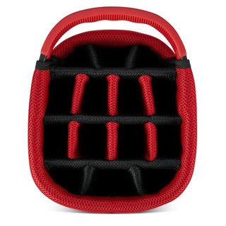 Big Max AQUA Hybrid 4 stand bag, negro/carbón/rojo