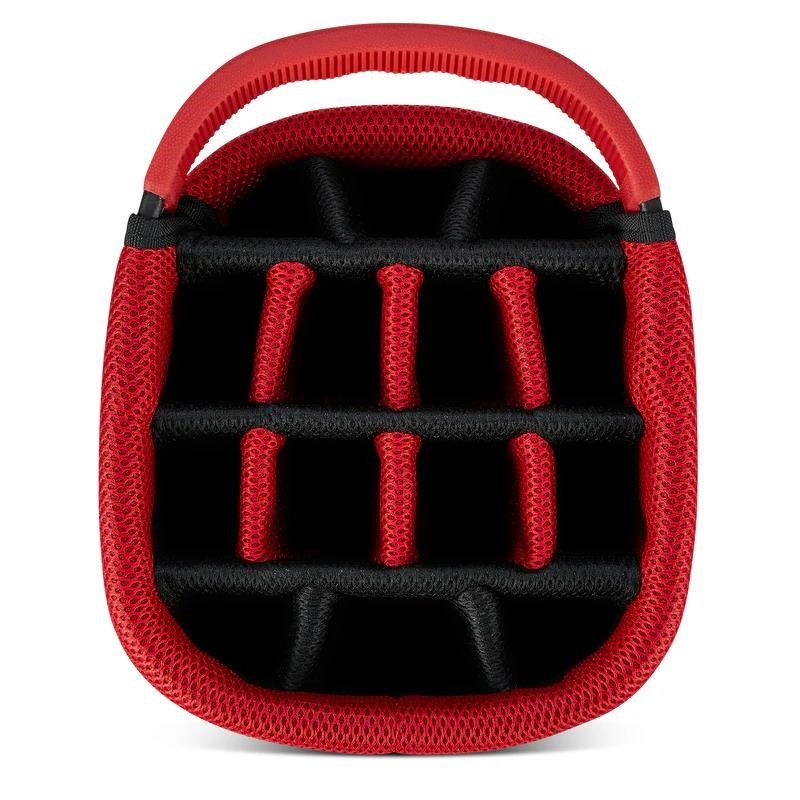 Big Max AQUA Hybrid 4 stand bag, negro/carbón/rojo