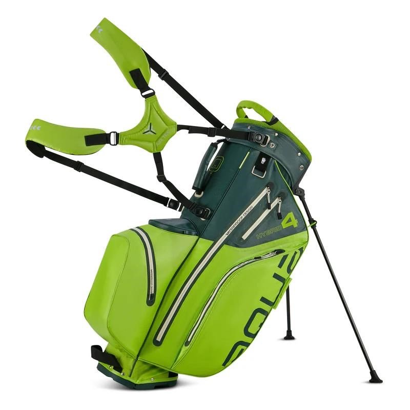 Big Max Big Max AQUA Hybrid 4 stand bag, forest green/lime