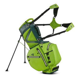 Big Max Big Max AQUA Hybrid 4 stand bag, forest green/lime