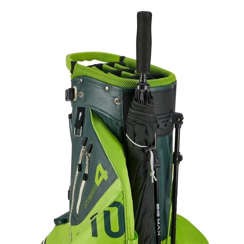 Big Max Big Max AQUA Hybrid 4 stand bag, forest green/lime