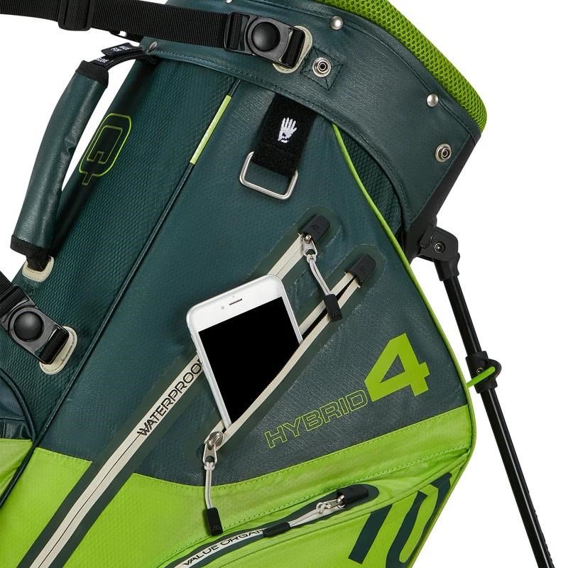 Big Max Big Max AQUA Hybrid 4 stand bag, forest green/lime
