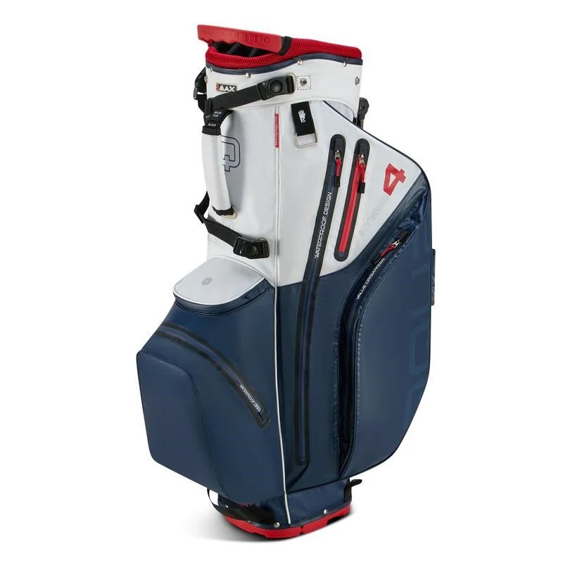 Big Max AQUA Hybrid 4 stand bag, navy/white/red