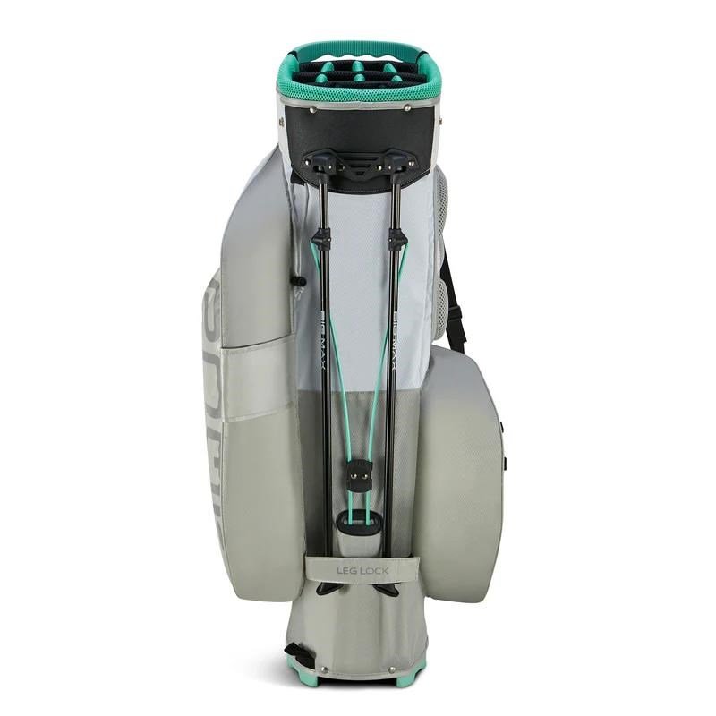 Big Max AQUA Hybrid 4 stand bag, blanco/gris/menta