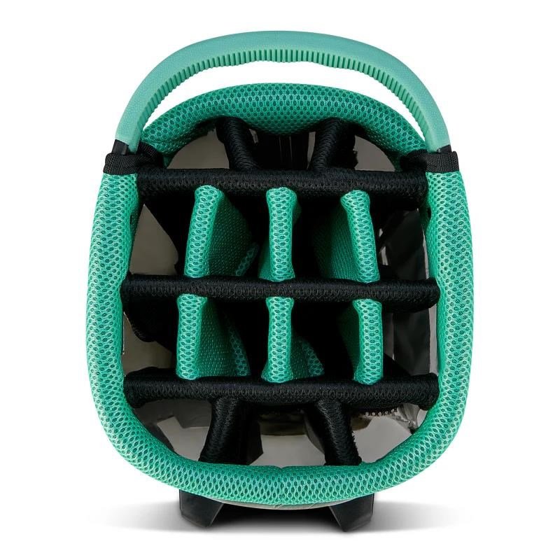 Big Max AQUA Hybrid 4 stand bag, blanco/gris/menta
