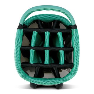 Big Max AQUA Hybrid 4 stand bag, blanco/gris/menta
