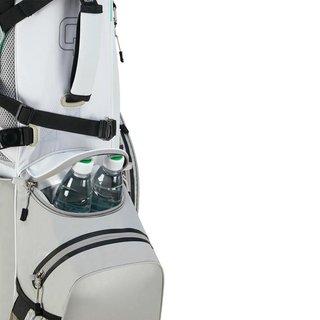 Big Max AQUA Hybrid 4 stand bag, blanco/gris/menta