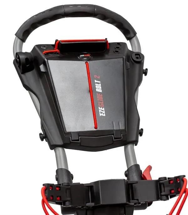 Ezeglide Bolt 2 + Easy Opening carrito manual, gris/rojo