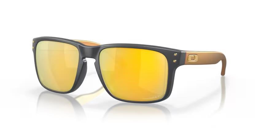 Oakley Holbrook Steel Colection Matte Carbon Prizm 24K Polarized gafas de sol
