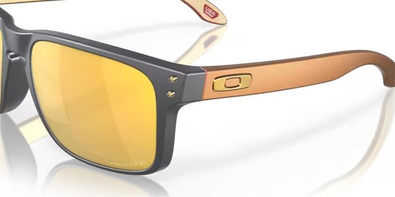 Oakley Holbrook Steel Colection Matte Carbon Prizm 24K Polarized gafas de sol