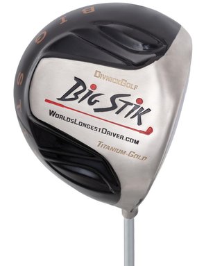 Divnick Golf Big Stik Adjustable driver telescópico, 10.5°, cabeza extragrande