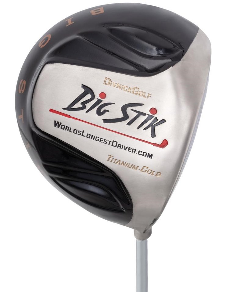 Divnick Golf Big Stik Adjustable driver telescópico, 10.5°, cabeza extragrande
