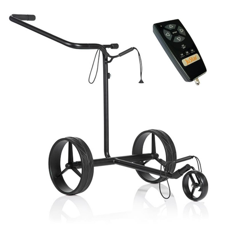JuStar Black 1.0 carrito eléctrico + Remote Control, negro