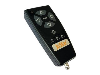 JuStar Black 1.0 carrito eléctrico + Remote Control, negro