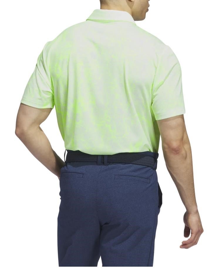 Adidas Ultimate365 Print polo de hombre, blanco