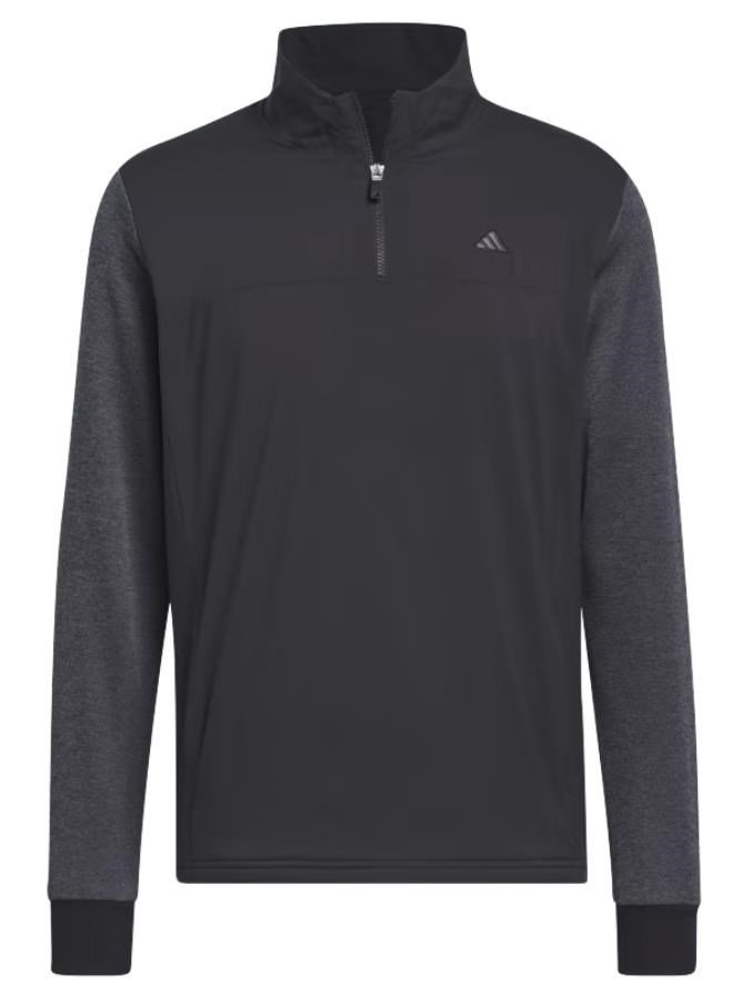 Adidas Go-To 1/4 Zip chaqueta de hombre, negro