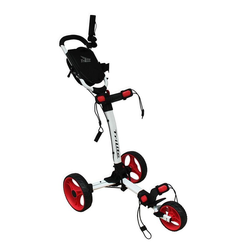 Axglo TriLite carrito manual, blanco/rojo