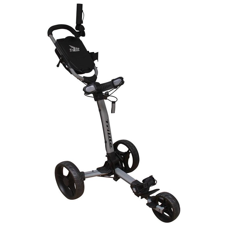 Axglo TriLite carrito de golf manual, gris/negro