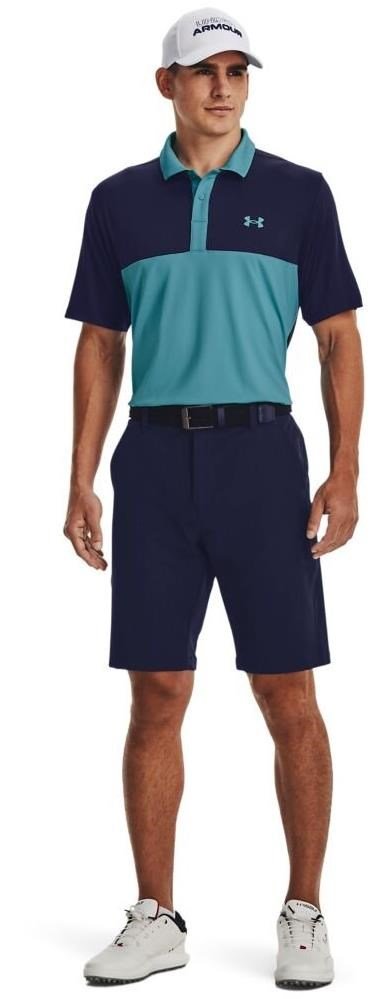 Under Armour Perf 3.0 Color Block polo de hombre, glacier blue