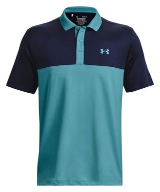 Under Armour Perf 3.0 Color Block polo de hombre, glacier blue