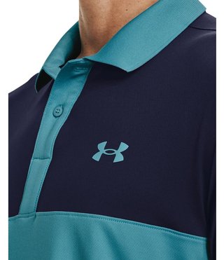 Under Armour Perf 3.0 Color Block polo de hombre, glacier blue