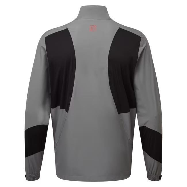 Footjoy HydroLite X chaqueta de hombre, carbón/negro/rojo