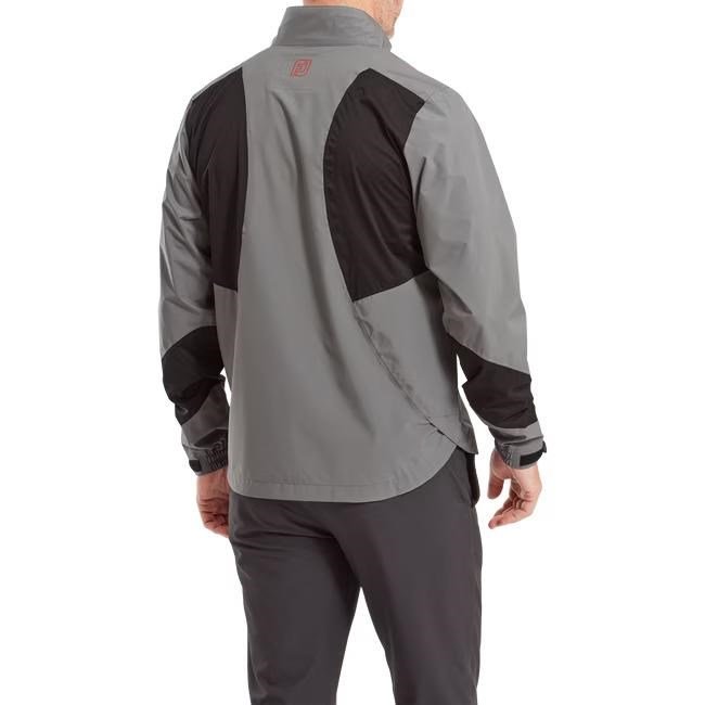 Footjoy HydroLite X chaqueta de hombre, carbón/negro/rojo
