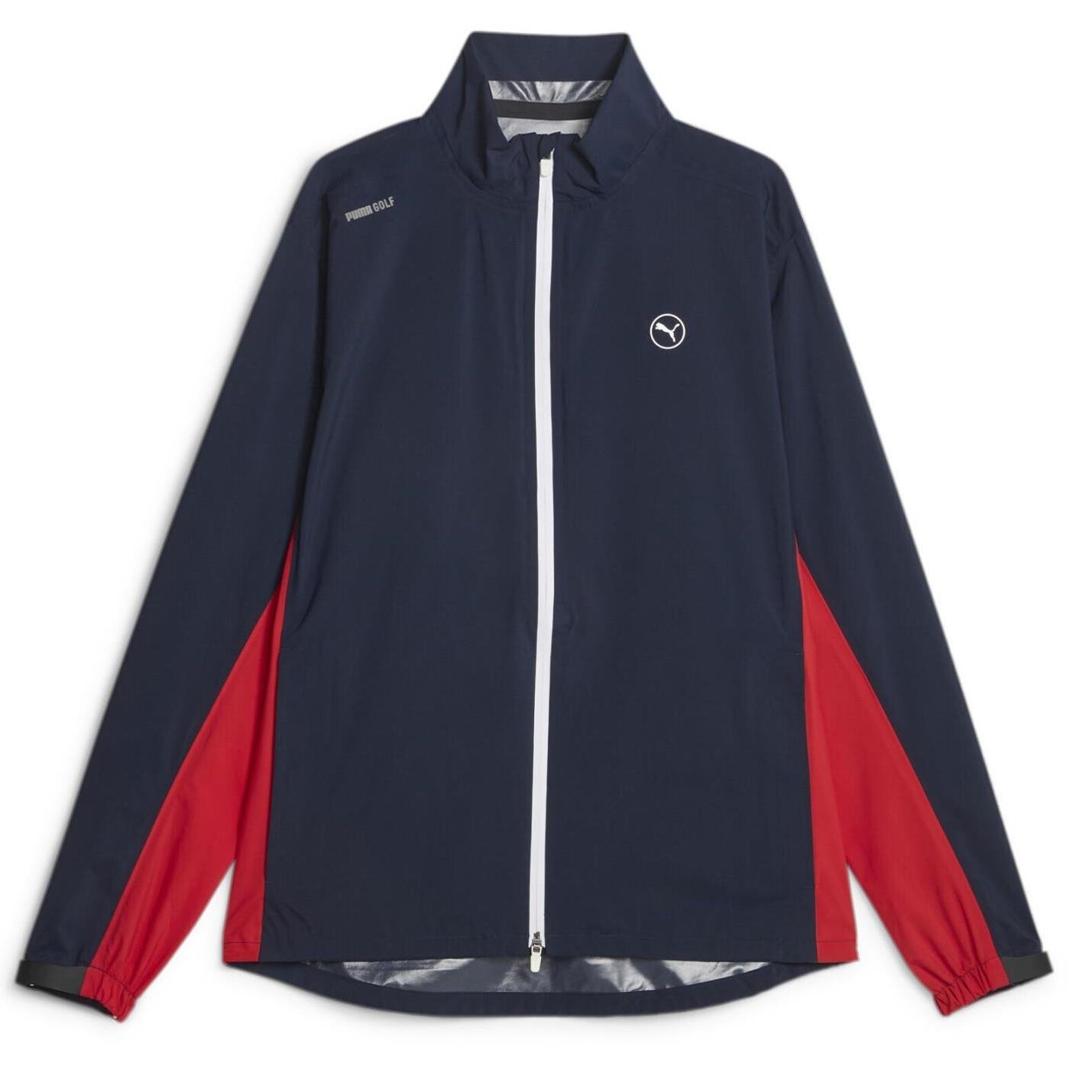Puma DryLbl Rain chaqueta de hombre, navy blazer/strong red
