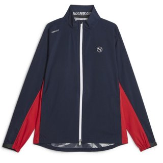 Puma DryLbl Rain chaqueta de hombre, navy blazer/strong red