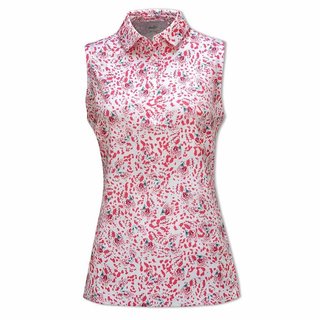Puma Mattr Mariposa SL polo de mujer, strawberry burst/bold blue