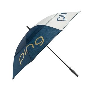 PING Golf Ping G Le3 Double Canopy paraguas de golf 62", navy/dorado