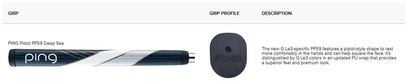 PING G Le3 Anser putter de dama 2023