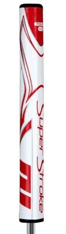 SuperStroke Zenergy Tour 2.0 grip para putter, blanco/rojo