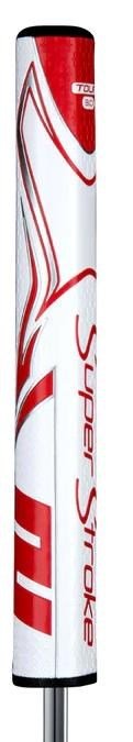 SuperStroke Zenergy Tour 3.0 grip para putter, blanco/rojo