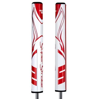 SuperStroke Zenergy Tour 3.0 grip para putter, blanco/rojo