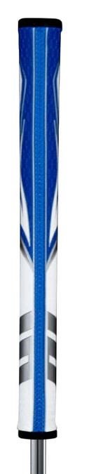SuperStroke Zenergy Pistol GT Tour putter grip, azul/blanco