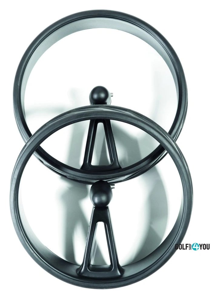 JuCad Complete Wheel Set (3) para trolleys eléctricos PHANTOM TITAN (llantas y neumáticos), titanium