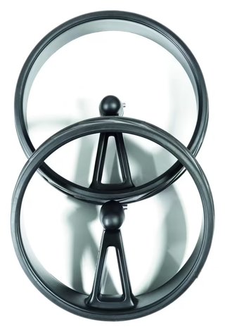 JuCad Complete Wheel Set (3) para trolleys eléctricos PHANTOM TITAN (llantas y neumáticos), titanium