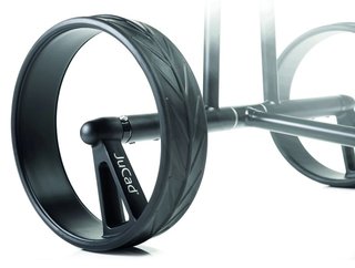 JuCad Complete Wheel Set (3) para trolleys eléctricos PHANTOM TITAN (llantas y neumáticos), titanium