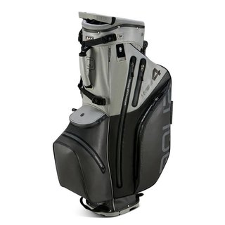 Big Max AQUA Hybrid 4 stand bag, gris/plata(negro)
