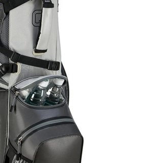 Big Max AQUA Hybrid 4 stand bag, gris/plata(negro)