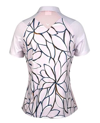 Callaway Linear Floral polo de mujer, pink nectar