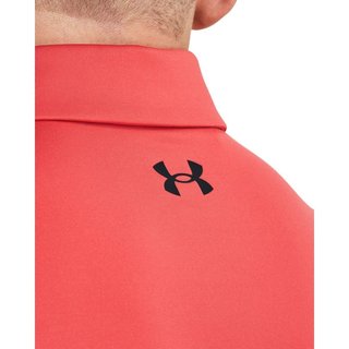 Under Armour T2G polo de hombre, rojo venom