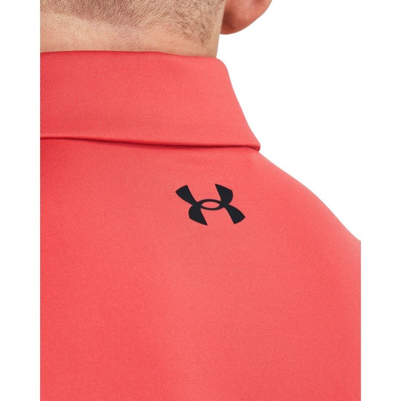 Under Armour T2G polo de hombre, rojo venom
