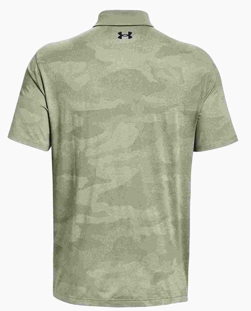 Under Armour Playoff Camo Jacquard polo de hombre, grove green